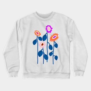 BOLD SUN FLOWERS Crewneck Sweatshirt